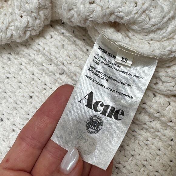 Acne Studios Shore Waffle Sweater - Picture 9 of 10